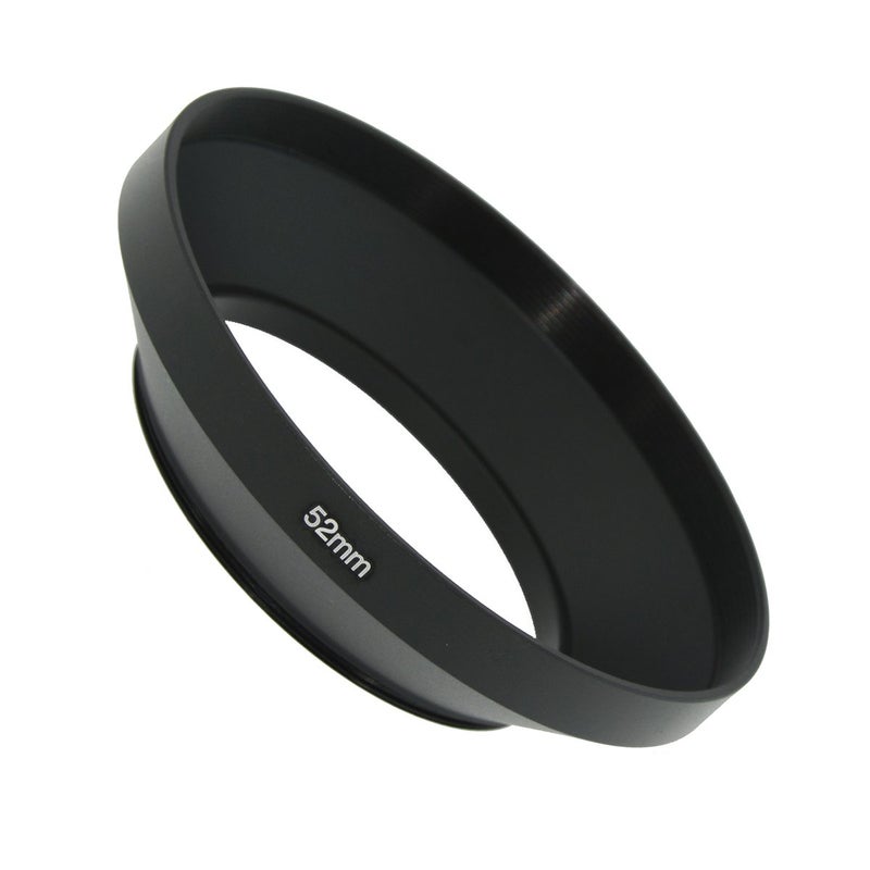 SIOTI 52mm Lens Hood, Oxidation Matte Anti Reflective Treatment, Aluminum Alloy, with 1 * 67mm Lens Cap, Compatible with Sony/Canon/Nikon/Fuji etc >16mm Camera Lens - Image 2